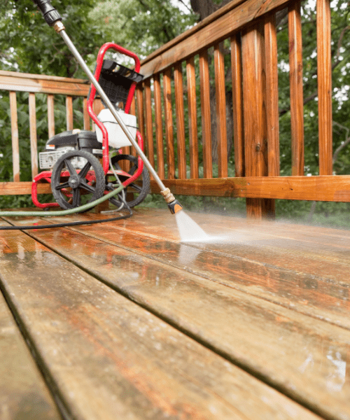 Deck Pressure Washing by Chattanooga Paint Co